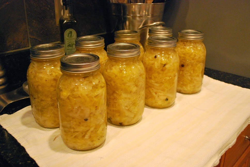 Just the Right Size Canning Sauerkraut
