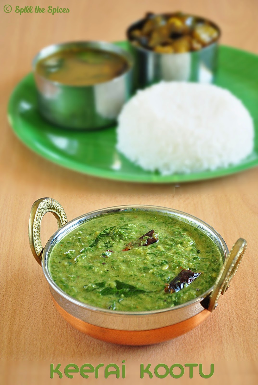 Palak Keerai Kootu Spinach Kootu Spill the Spices