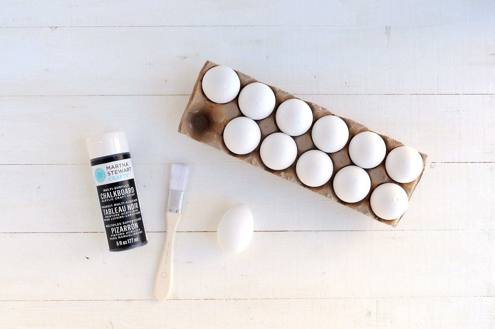 diy chalkboard paint easter eggs