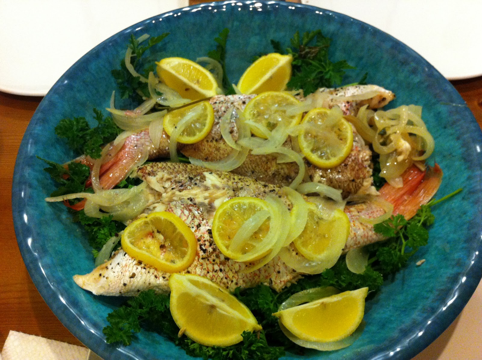 Statistical [R]ecipes Cooking Whole Red Snapper