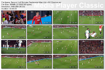 Video Legenda MU, Video Manchester United, Testimonial Paul scholes