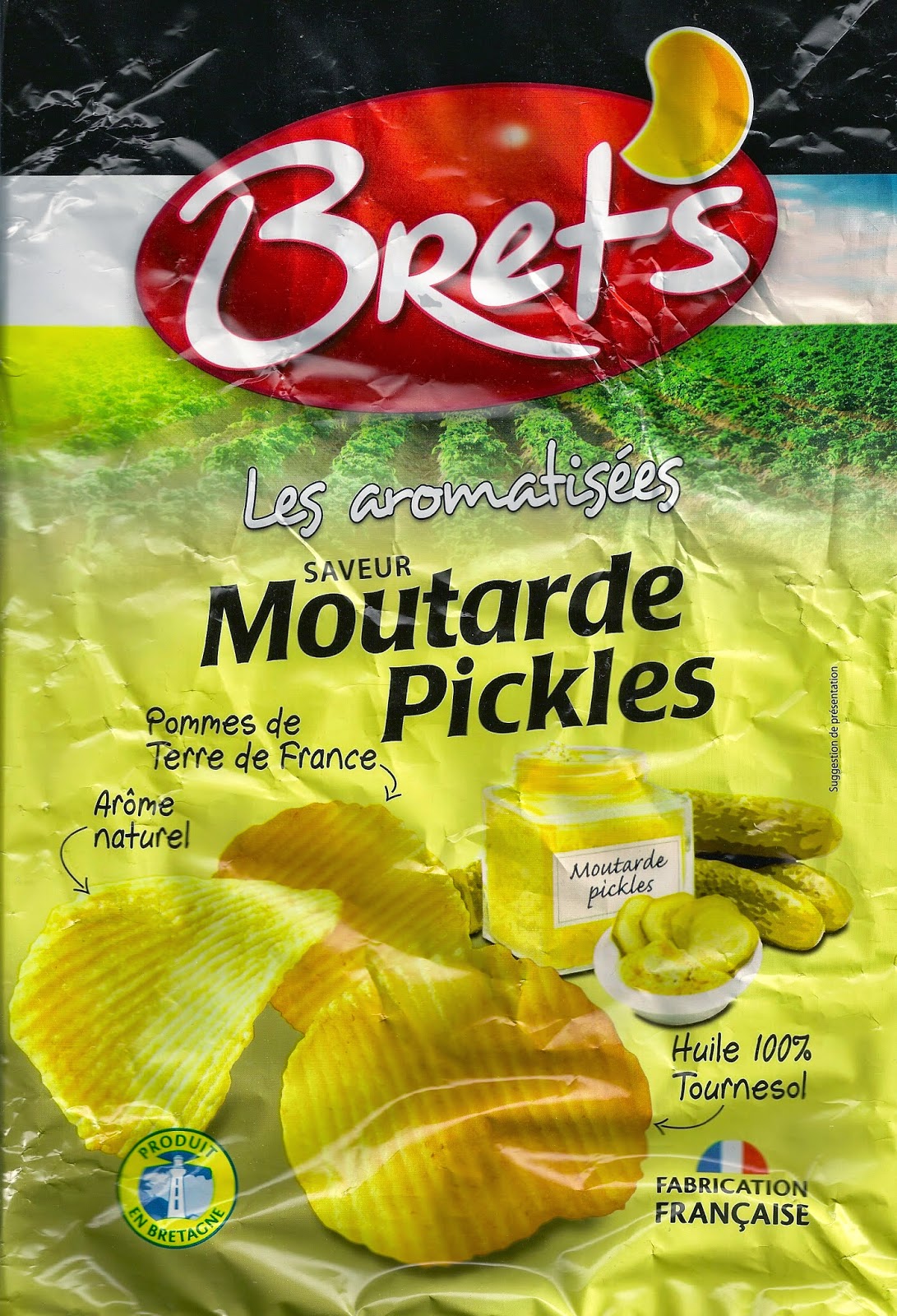 Cheeseburger Crisps & Other Stories Bret's Les Aromatiseés Moutarde