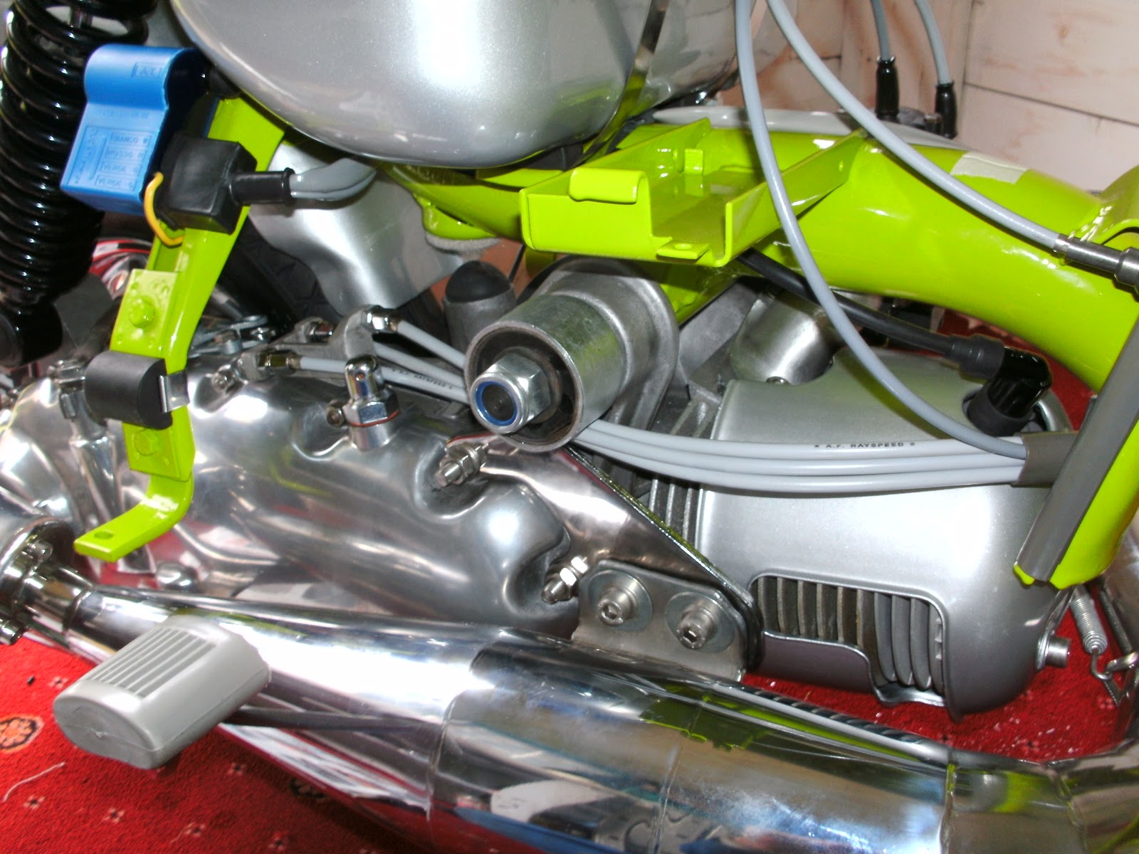 SERVETA LAMBRETTA Li 150 Lambretta Tank And Cables