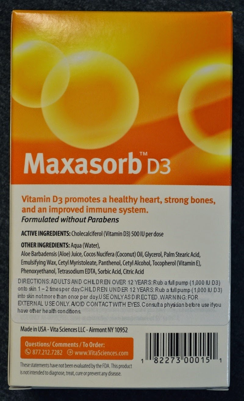 Living the Thrifty Life ..Product Review.. Vita Sciences Maxasorb