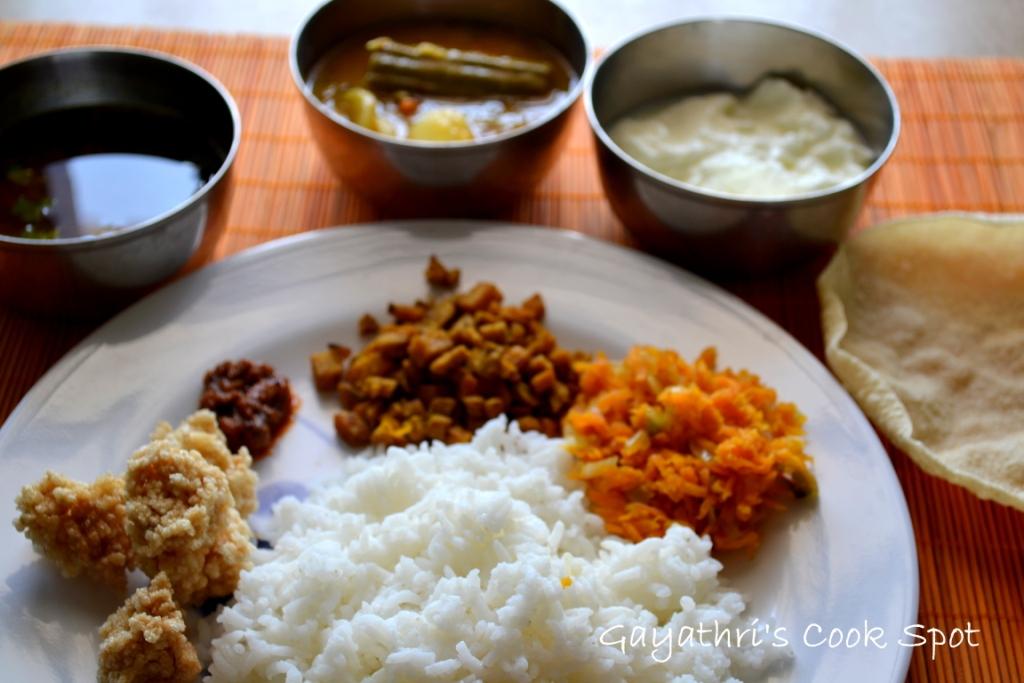 Andhra Thali Recipe
