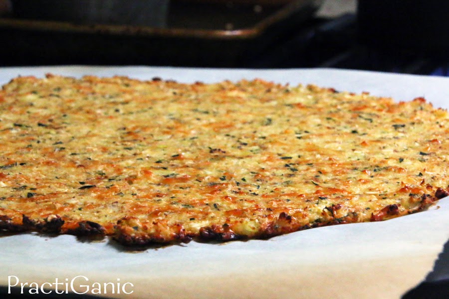 Seriously Crispy Roasted Cauliflower & Zucchini Pizza Crust