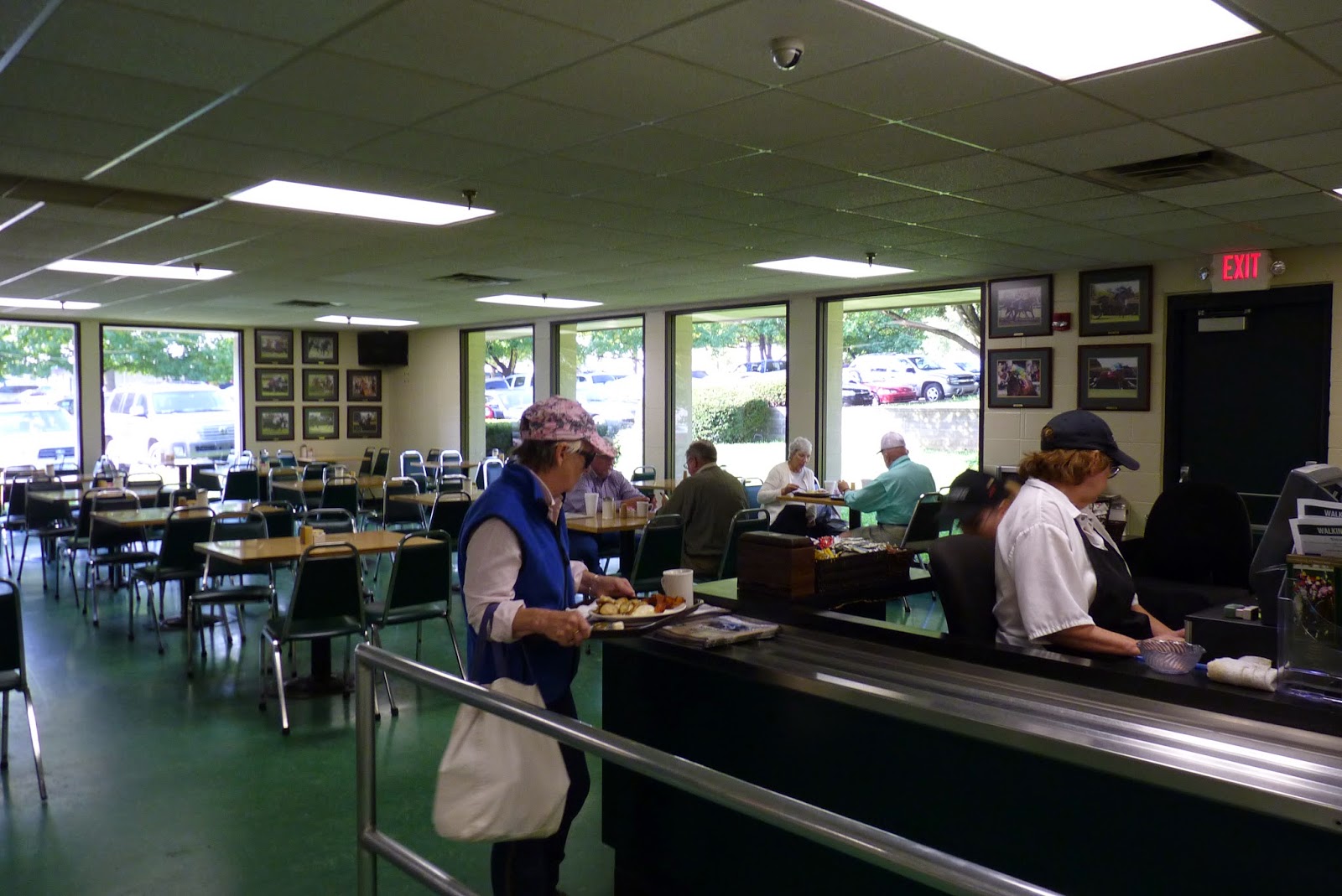 An Old Lady S Game Breakfast At The Track Kitchen And One Last