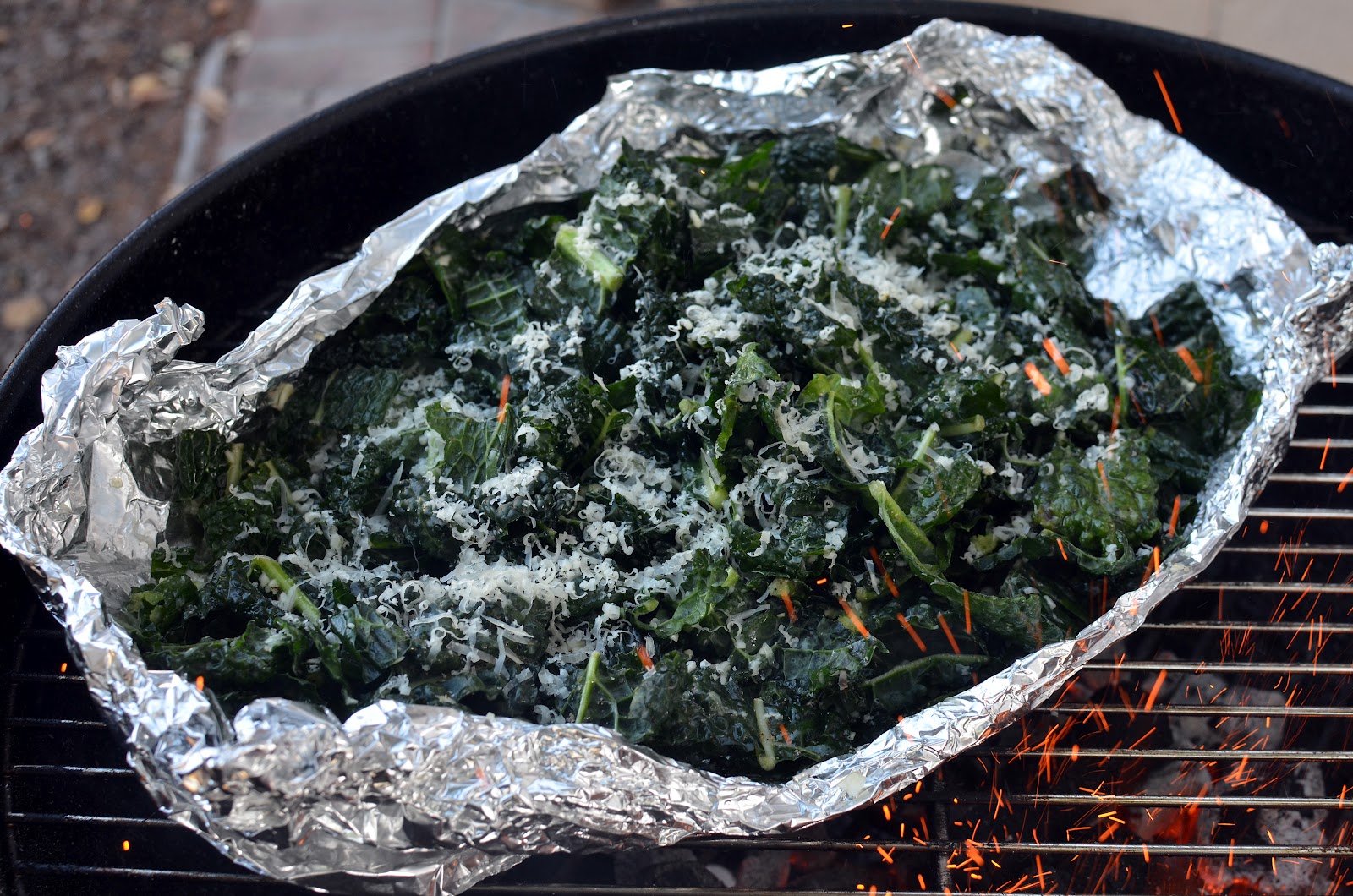 Jes' CrossFit Blog Crispy Caramelized Grilled Kale