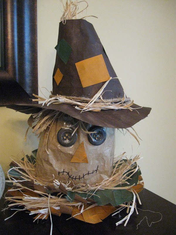 Craft Klatch ® Scarecrow Centerpiece Craft Recycled Materials