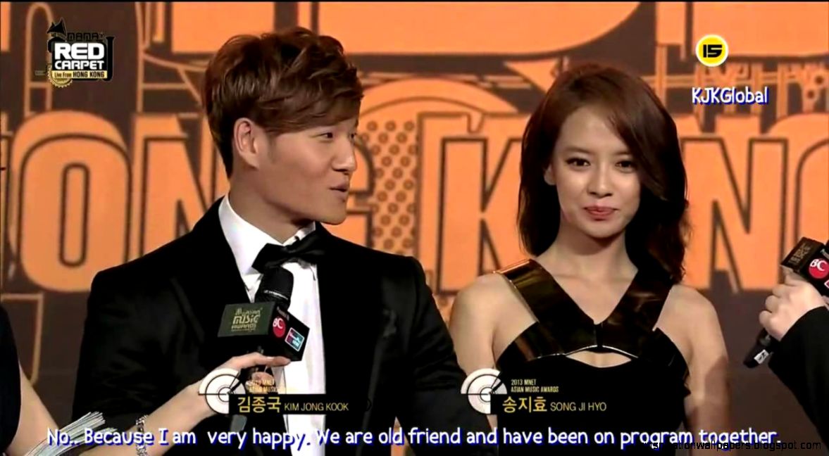 Engsub Kim Jong Kook amp Song Ji Hyo 2013 MAMA Red Carpet YouTube Engsub Kim Jong Kook amp Song Ji Hyo 2013 MAMA Red Carpet YouTube