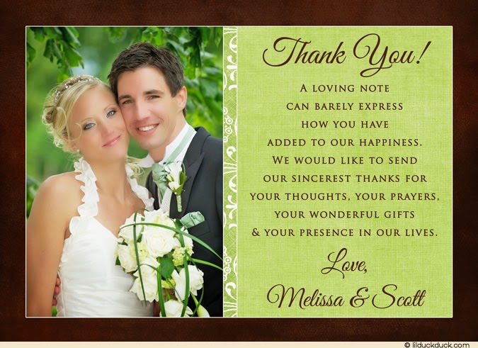 Wedding Thank You Cards Idea - Slim Image