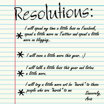 Essay on my new year resolution
