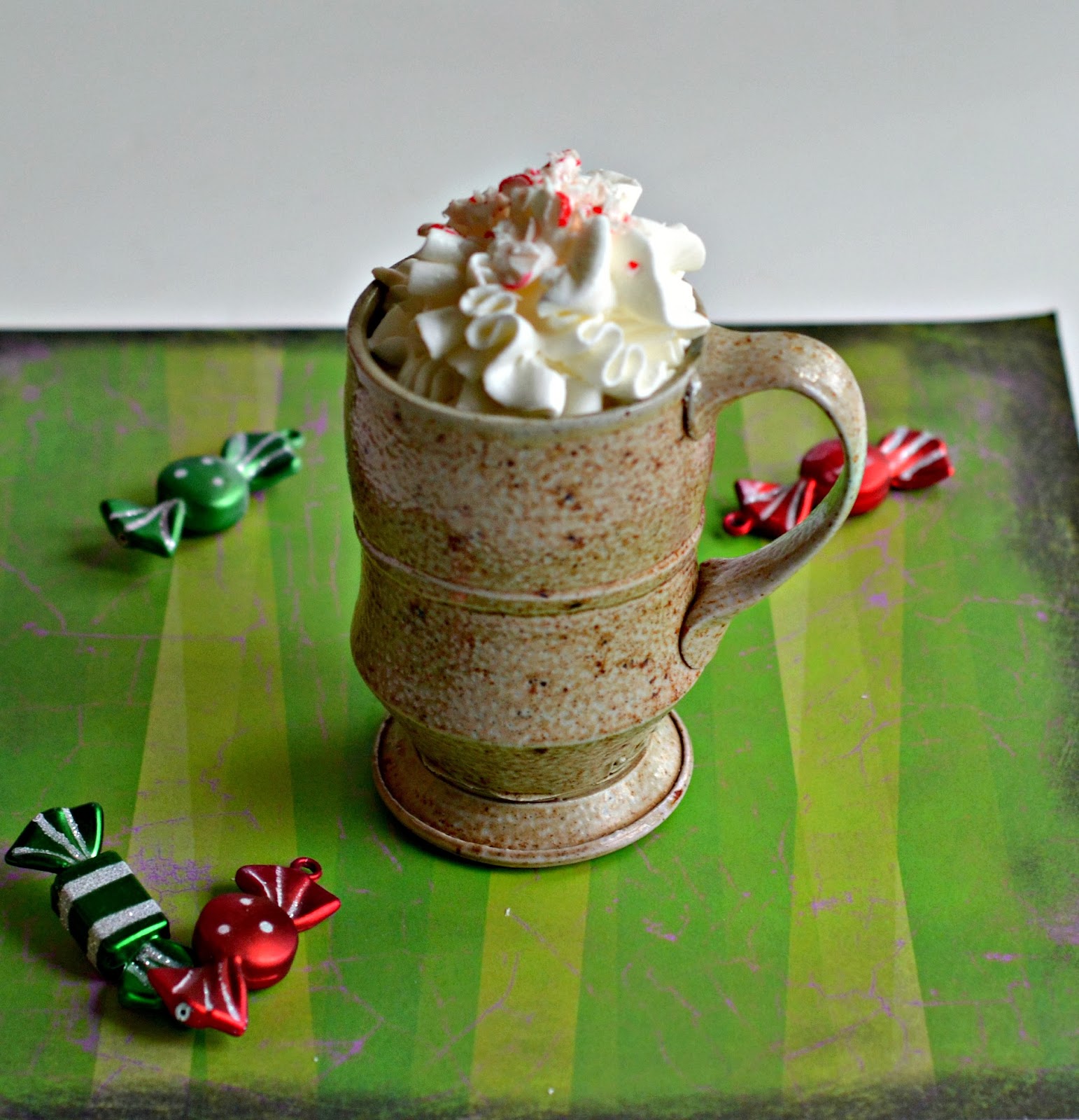 Spiked Candy Cane White Hot Chocolate ChristmasWeek HezziD's Books