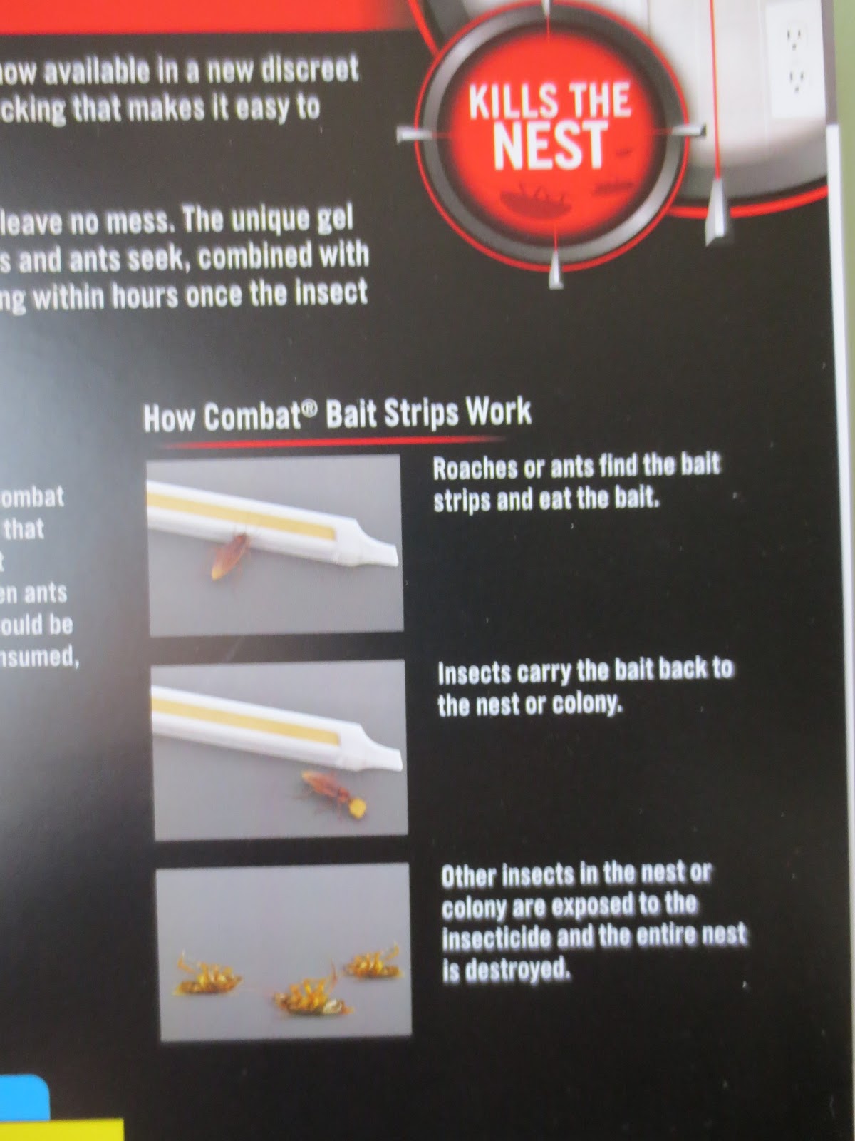 Gloria's Bits and Pieces Combat Roach Killing Bait Strips Review