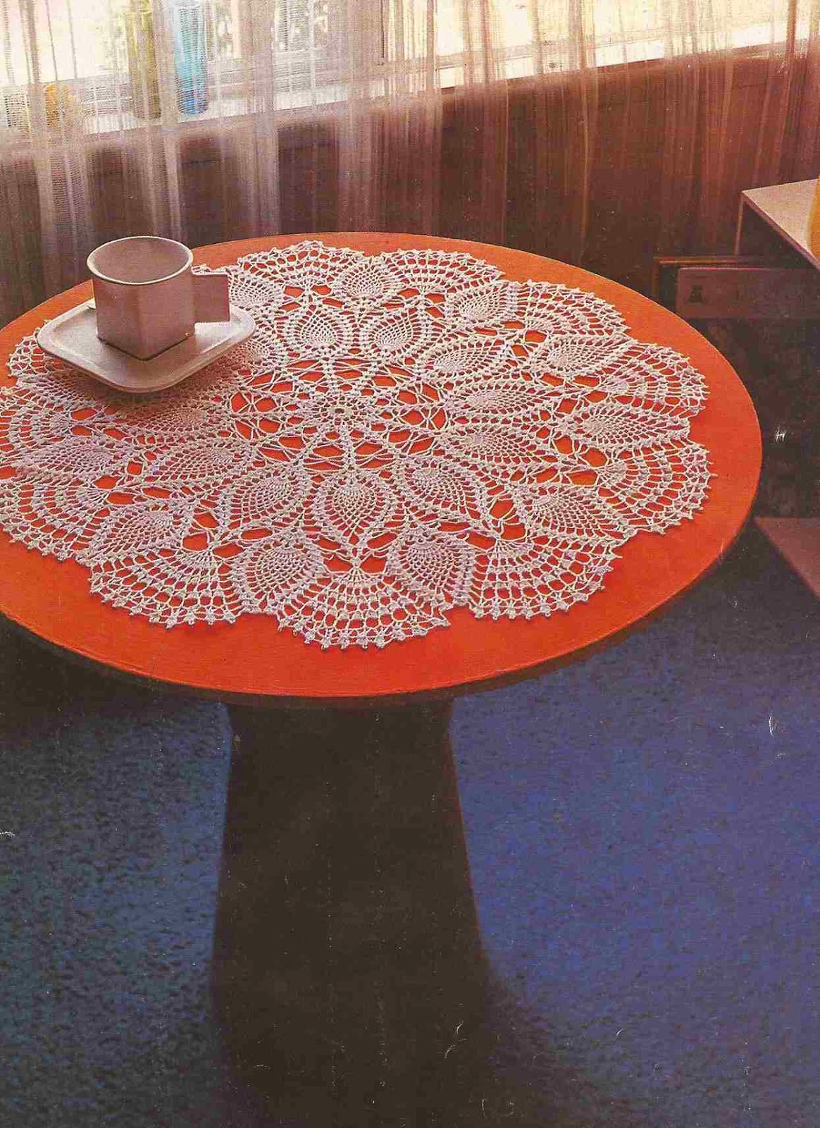 Centro de mesa a crochet