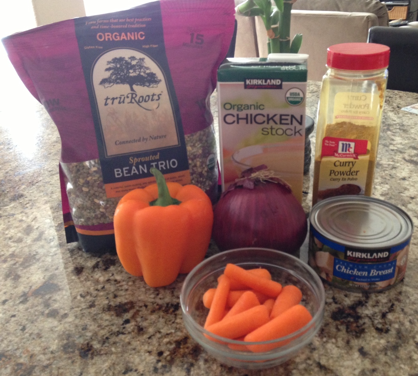 Theresa Rose Designs 7 Ingredient Curry Chicken Bean Soup in 3 Steps