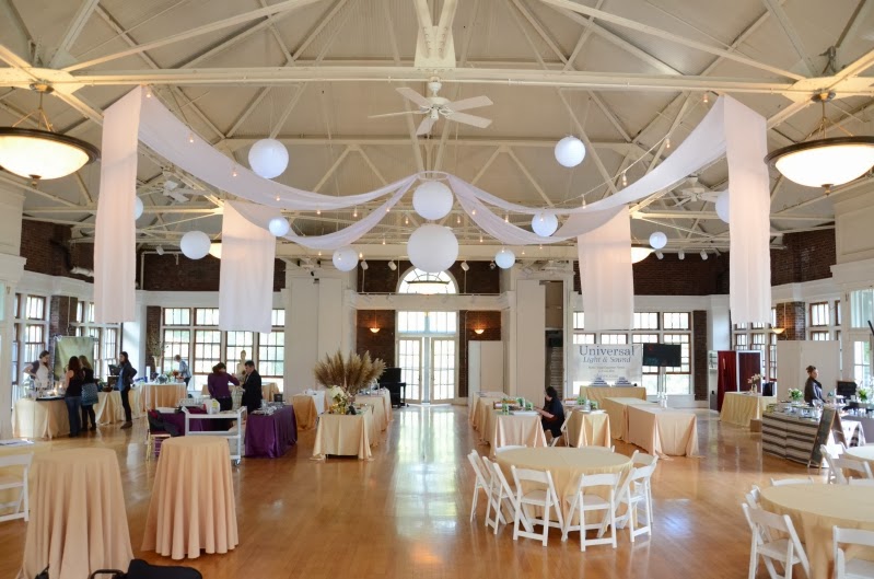 The Prospect Park Picnic House (Brooklyn, NY) Paper Lanterns w/ String