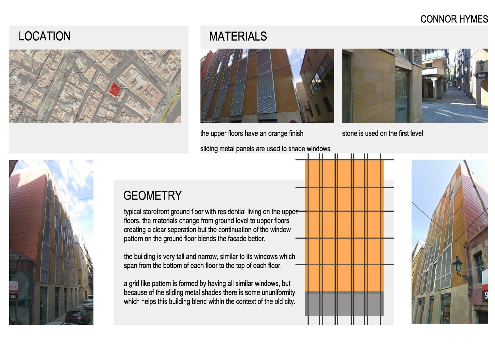 Facade Analysis CUArch Barcelona