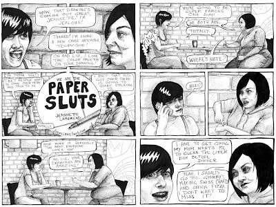 drawing comic Paper Sluts