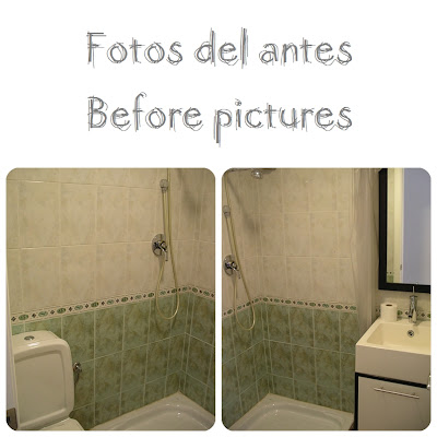 Gaguita mia: Baño DIY rojo y blanco