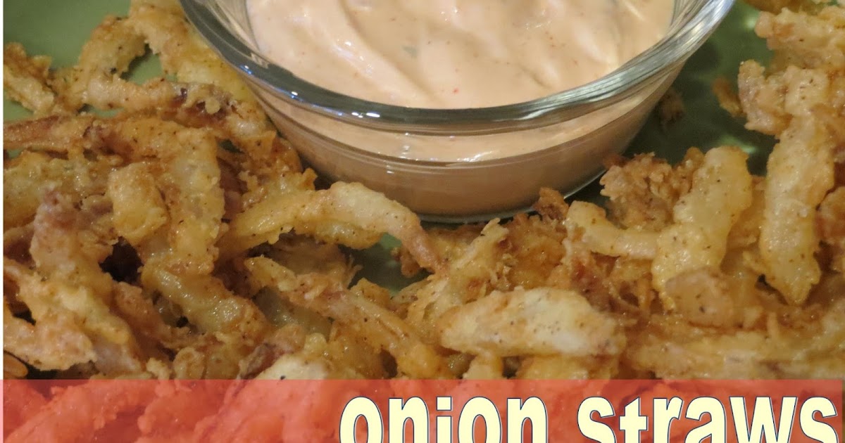 Two Magical Moms Crispy Onion Straws with horseradish dipping sauce