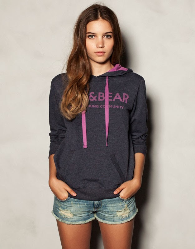 sudaderas chica pull and bear