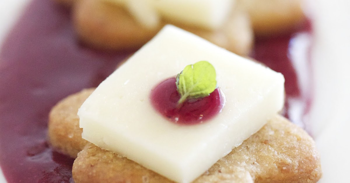 Epicurean Mom Mini Graham Cracker Sables with Raspberry and Taleggio