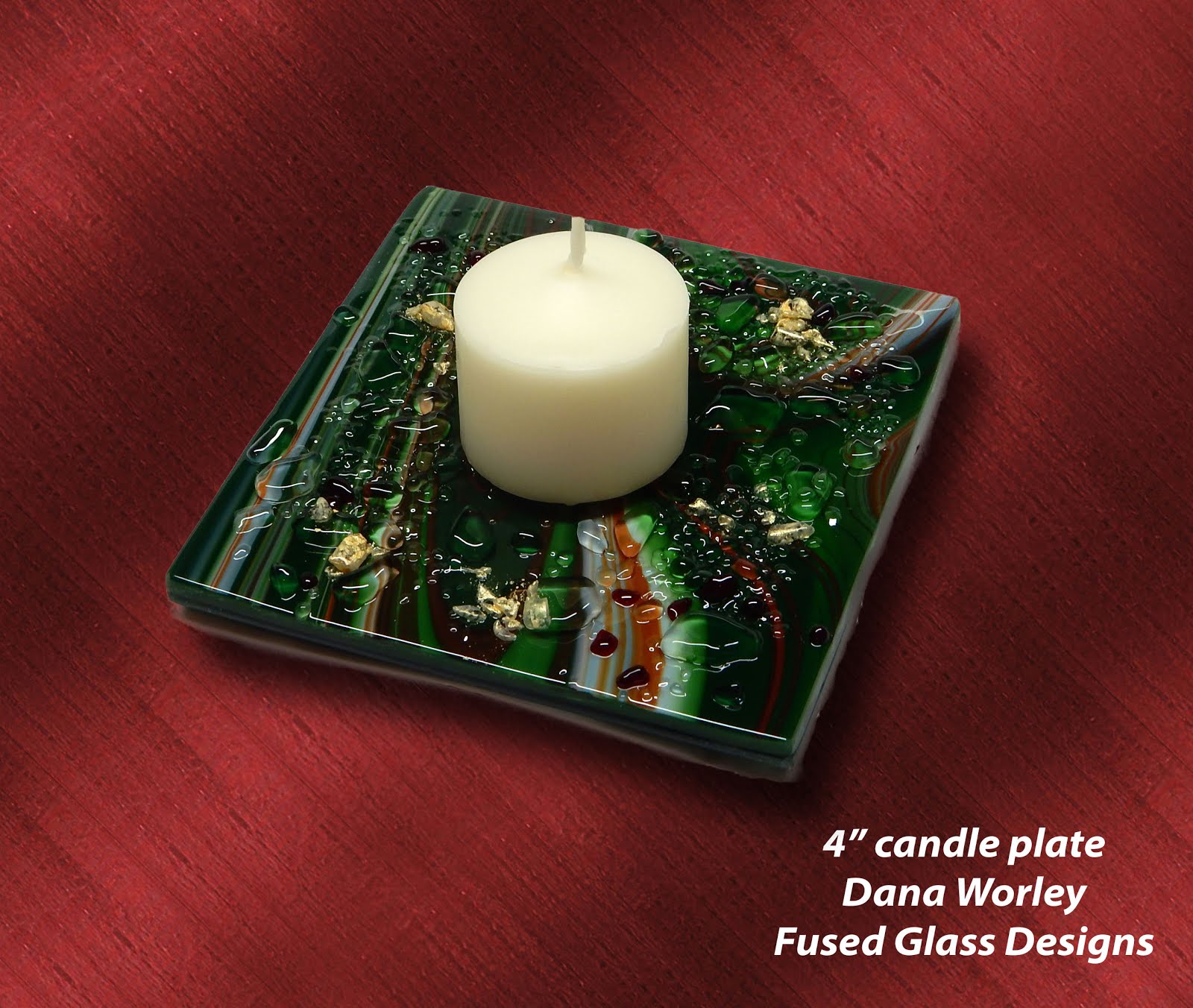 Holiday Candle Dish
