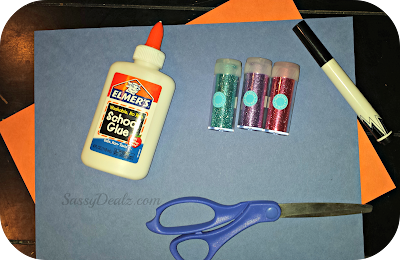 materials to make an octopus counting craft