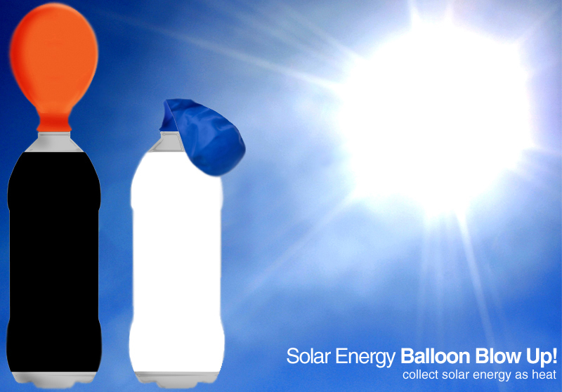 This contains an image of: Solar Energy Balloon Blow Up!