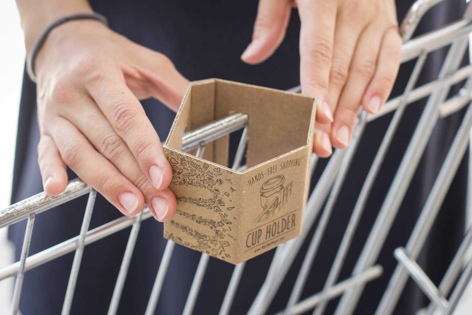 Cup Holder For Shopping Cart Packaging Of The World