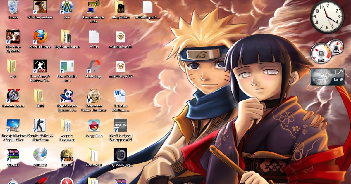 Tigre Downloads Tema Naruto Windows 7