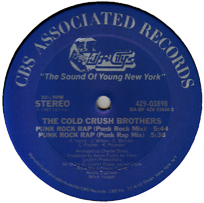 Cold Crush Brothers ‎– Punk Rock Rap (VLS) (1983) (256 kbps)