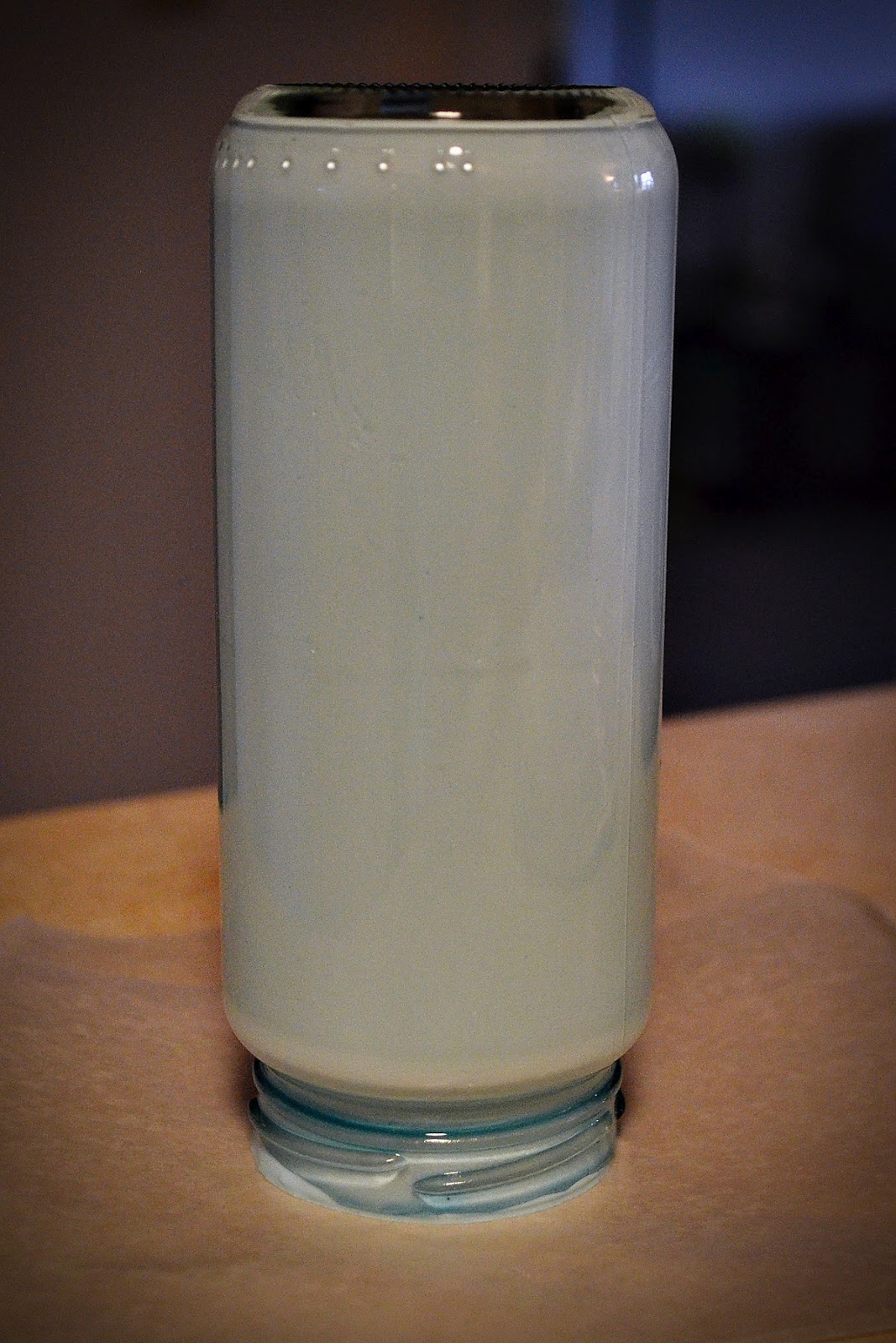 Simply Albany DIY Tinted Glass Jar + Mod Podge Image Transfer