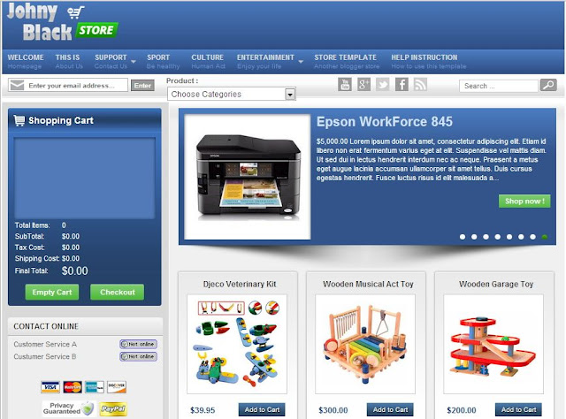 Template Blogger Toko