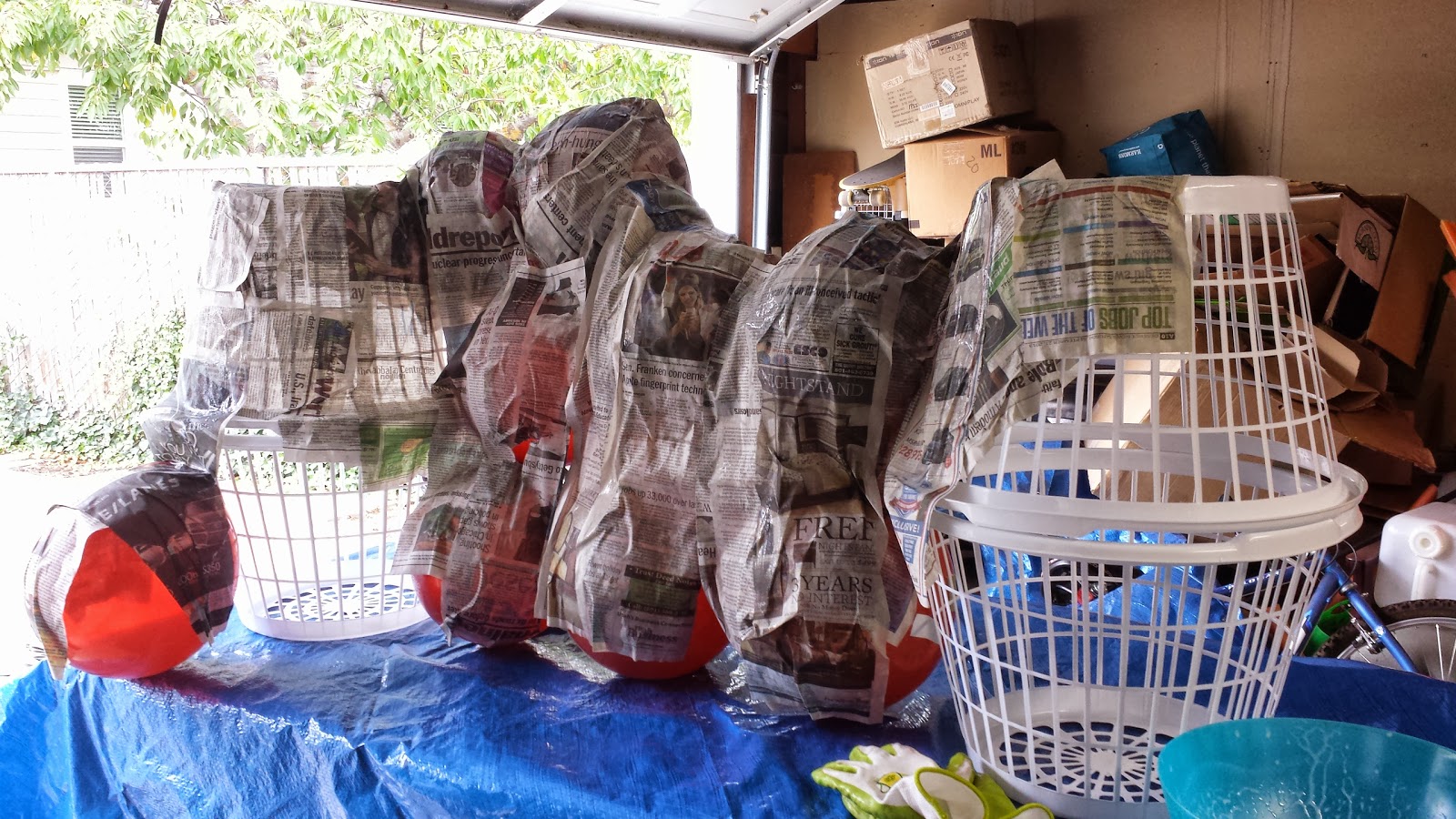 The Pumpkin Carver Paper Mache Rocks