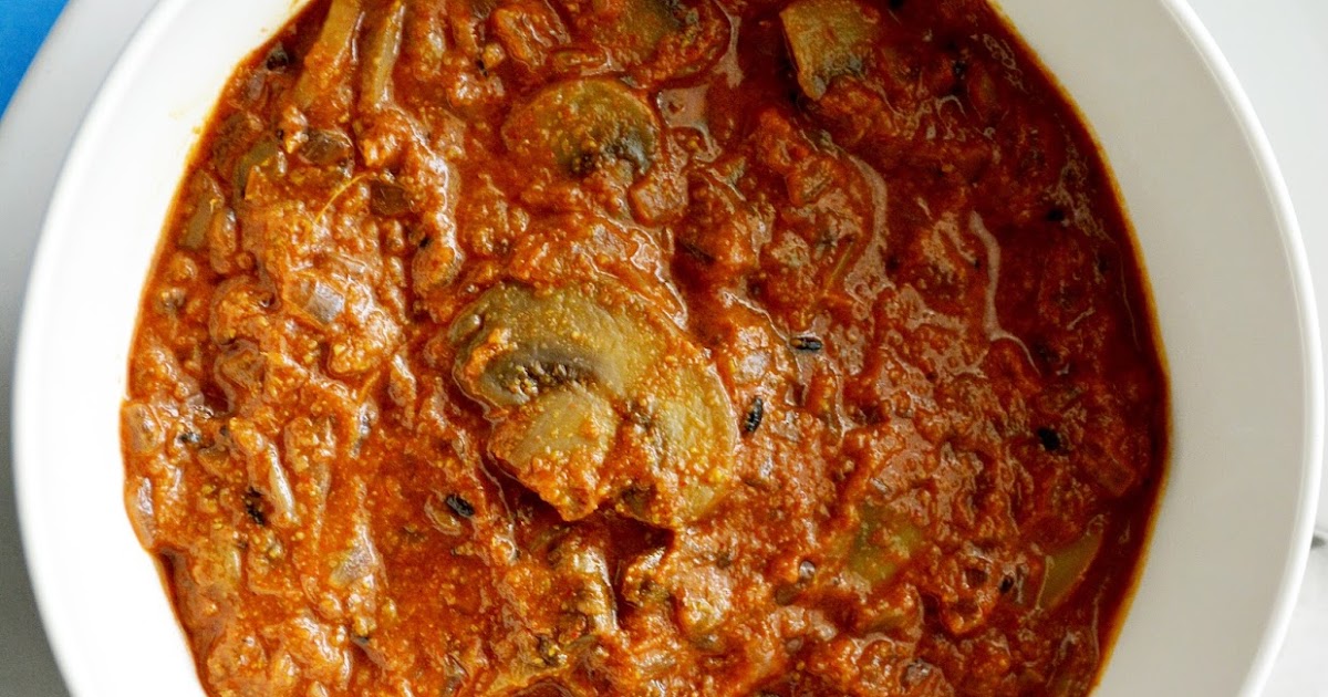 Mushroom Gravy Recipe - Indian style | Nancy's Cookery