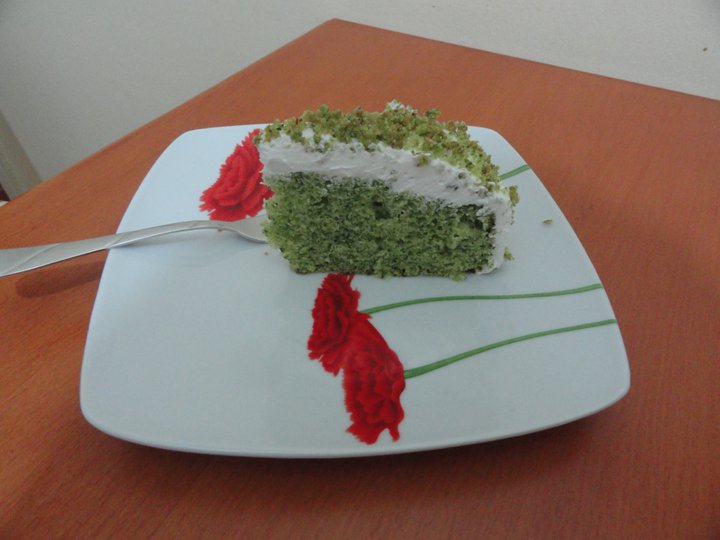 yemeksizseniz yeşil kek)