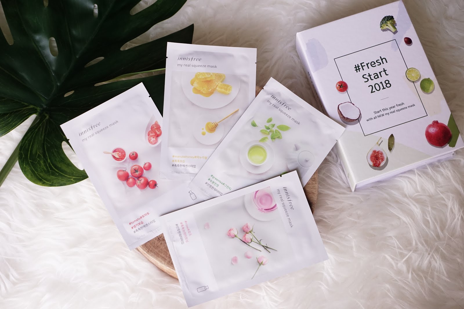 Innisfree My Real Squeeze Masks sheet masks [Newest Packaging