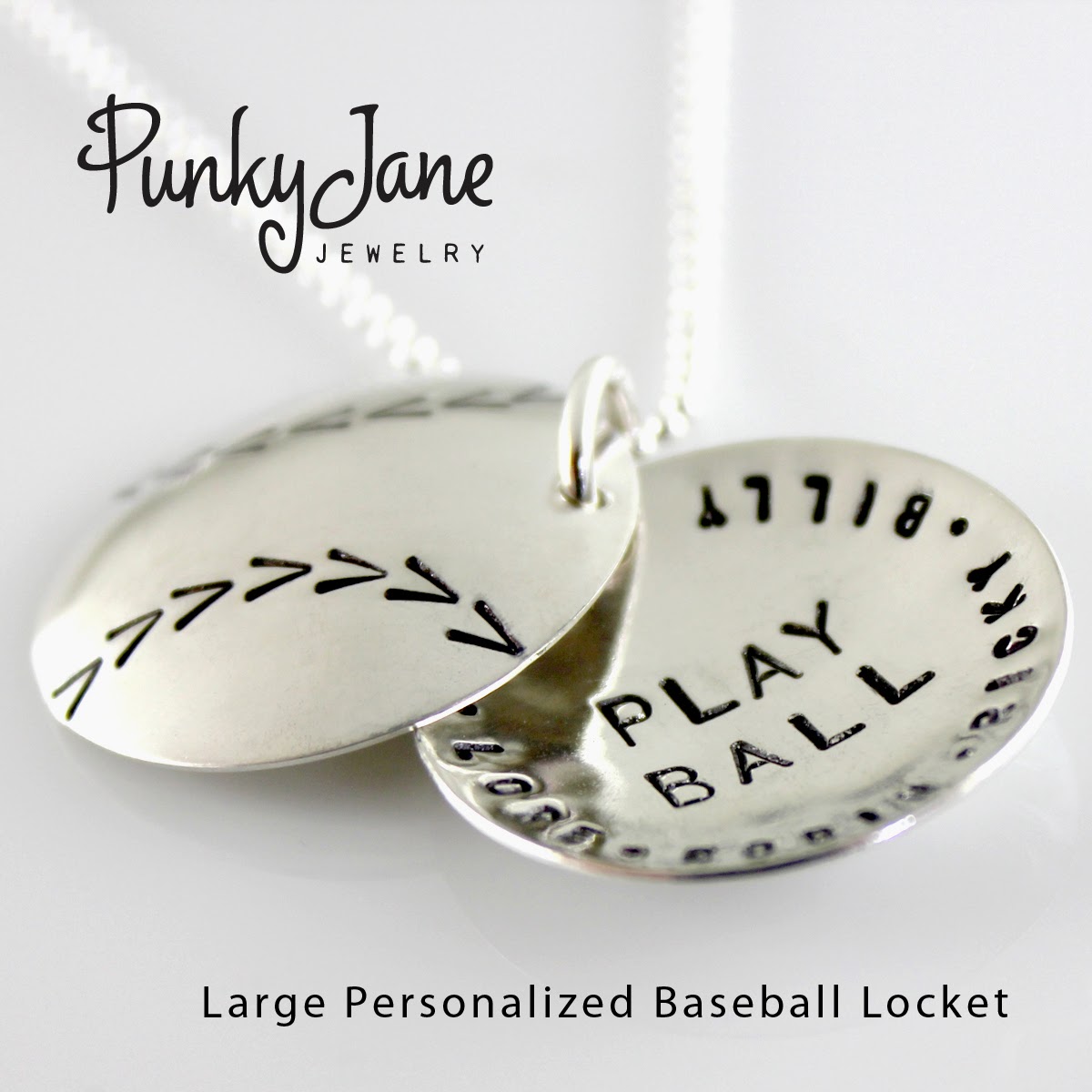 http://shop.punkyjane.com/Large-Baseball-hand-stamped-and-personalized-faux-locket-4515.htm