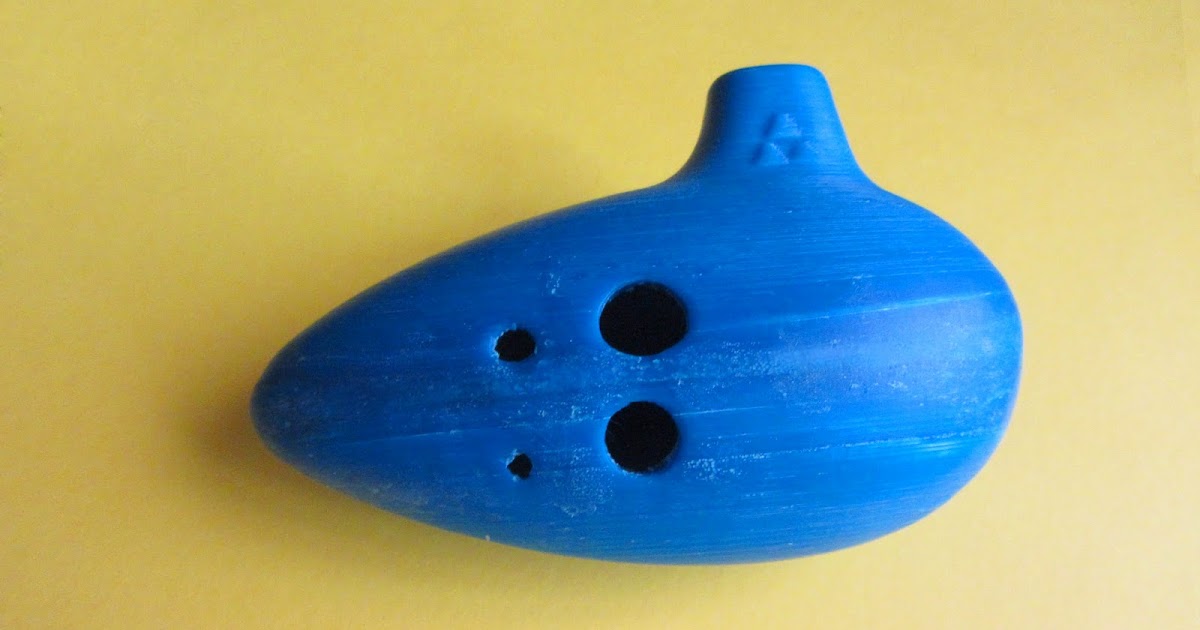 Printed parts Impresión de instrumento Ocarina del tiempo