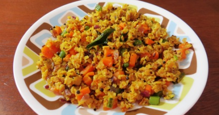 Oats Upma With Vegetables For World Diabetes Day