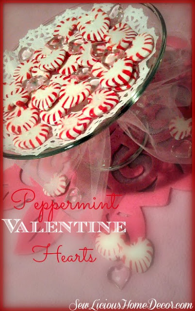 peppermint+valentine+hearts Last Minute DIY Valentine Gifts Well, here's a few ideas that were shared at this week's Manic Monday Linky Party (every Monday I host a party for fellow bloggers to link up their creativity- it's a great place for you to find TONS of inspiration...make sure you come by and check it out)!