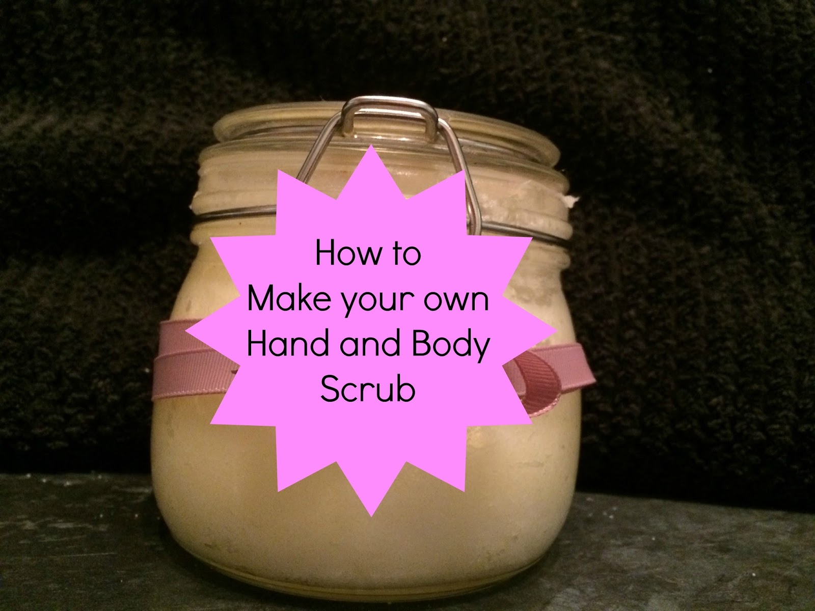 beautyqueenuk How to make your own hand and body scrub