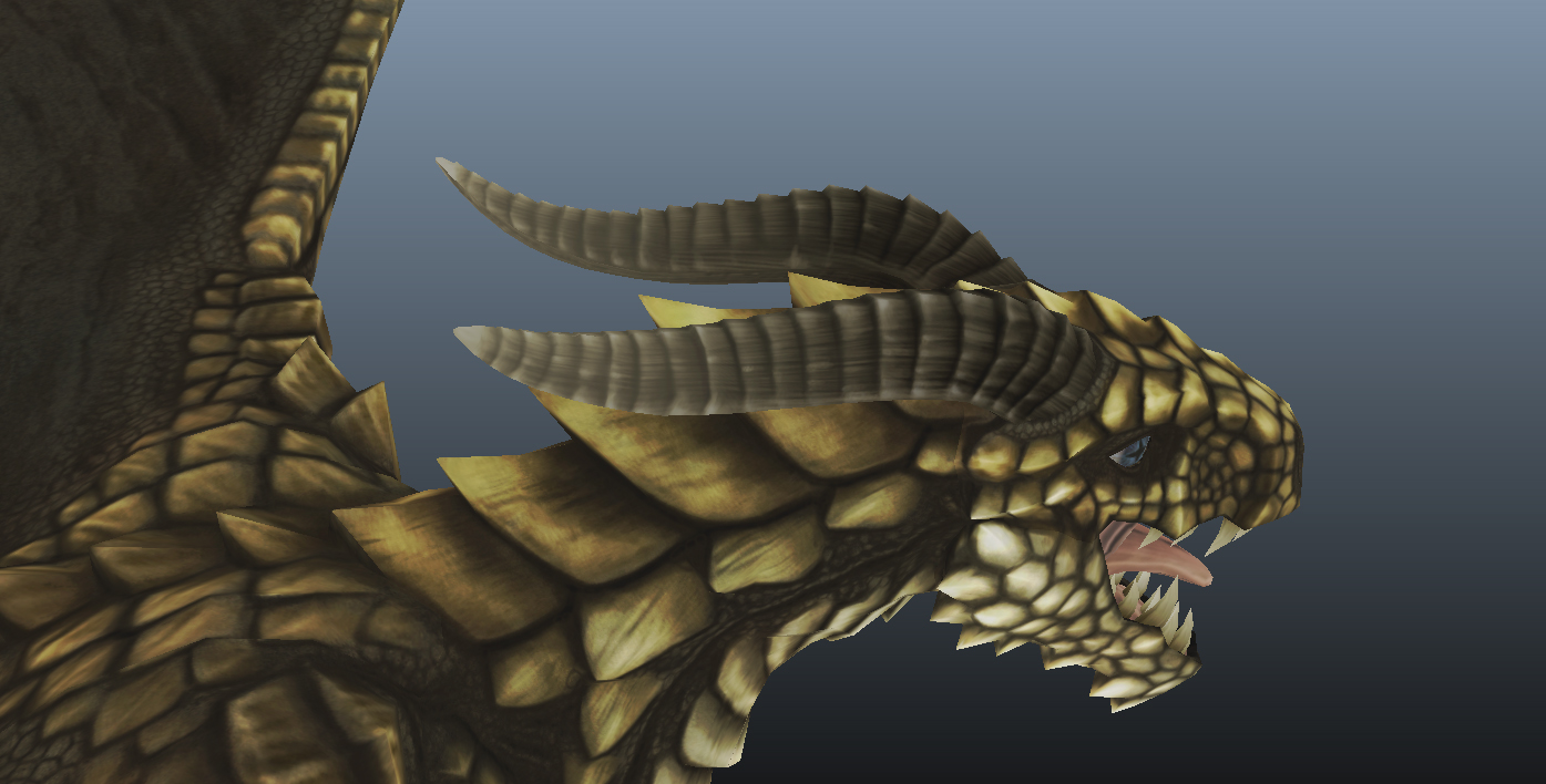 Guardian Dragon horns and claws