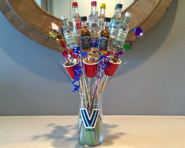 The Blush Blonde D.I.Y. Alcohol Bouquet