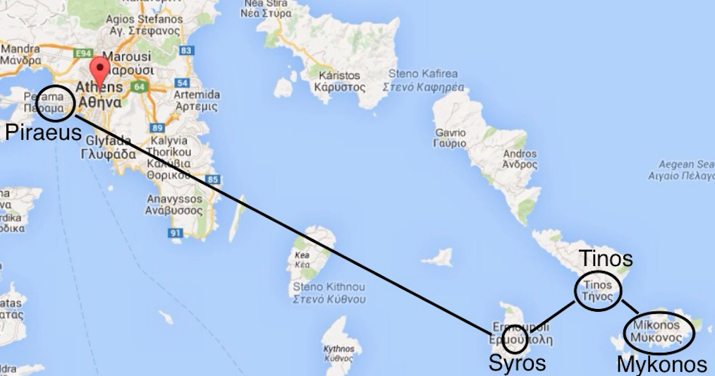 Trip of a Lifetime Athens and Mykonos, Greece Ferry (Athens to Mykonos)