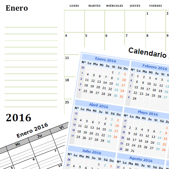 formato de calendarios