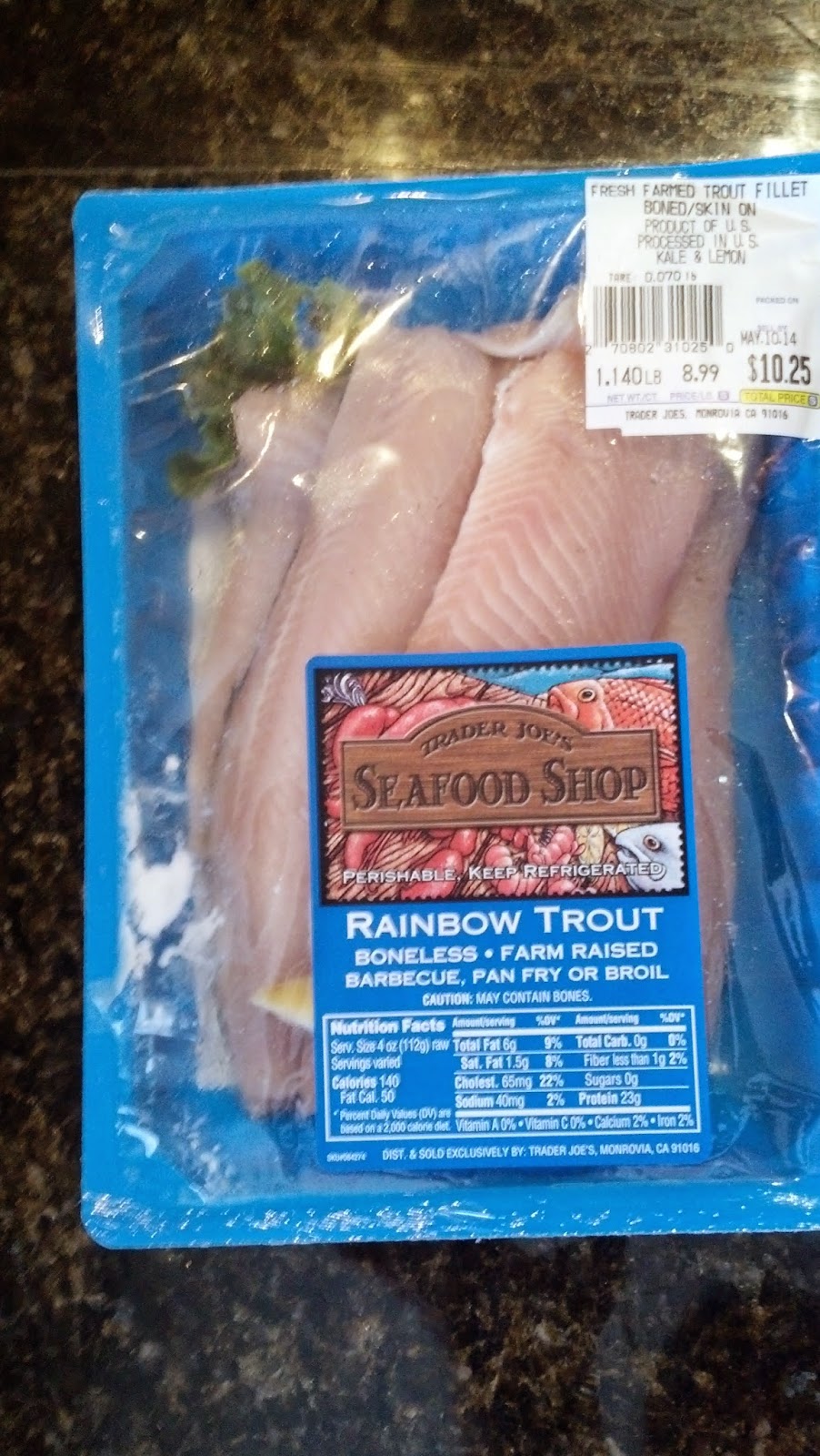 trout from tj's