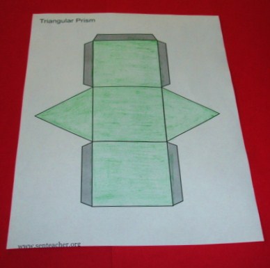 origami triangular prism